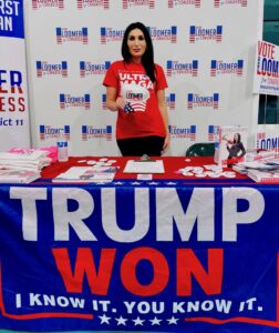 Laura Loomer at Tuesdays Villager of Trump event