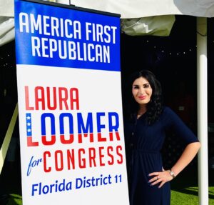 Laura Loomer is challenging incumbent GOP Congressman Daniel Webster