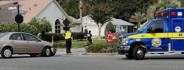Sumter County EMS personnel were at the scene of the crash on Morse Boulevard Sumter County EMS personnel were at the scene of the crash on Morse Boulevard