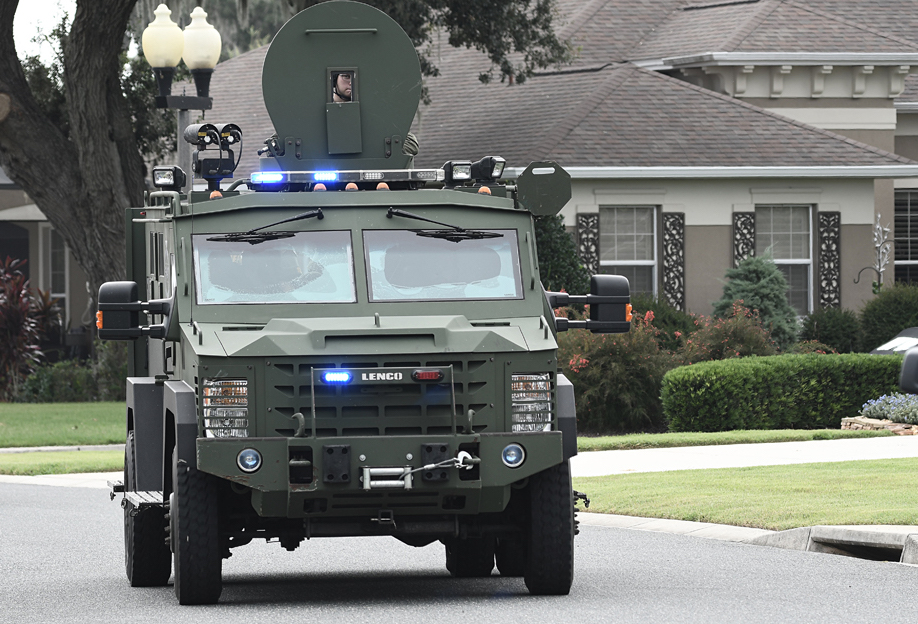 The SWAT team was on the scene on Clearwater Run