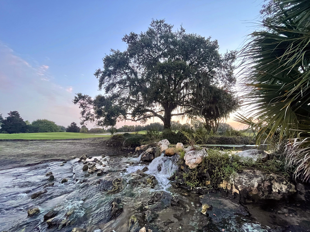 Waterfall At Talley Ho Course At Glenview Champions Country Club
