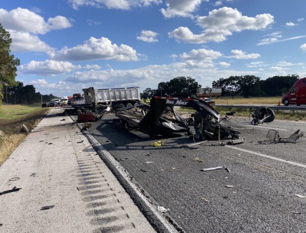A major accident shutdown Interstate 75 on Wednesday afternoon.