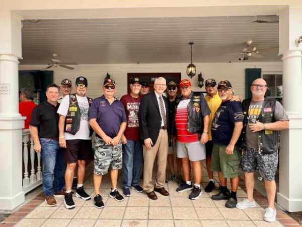 Congressman Daniel Webster met with the Band of Brothers at City Fire