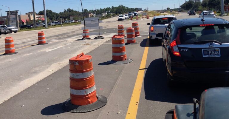 Construction on U.S. Hwy. 27441 in Lady Lake
