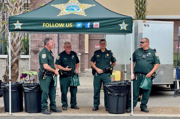 Sumter County sheriffs deputies were ready to accept unwanted medicine at the event Sumter County sheriffs deputies were ready to accept unwanted medicine at the event