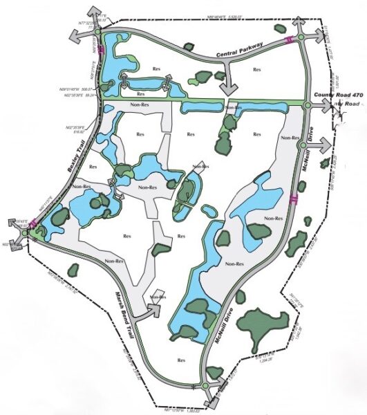 Up to 3000 new homes could be built in this new section of the Villages of Southern Oaks