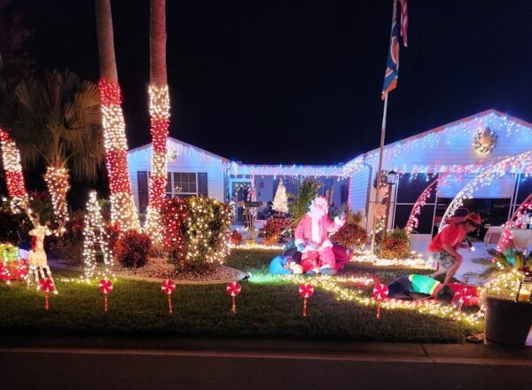 There is a great deal to see at this display in the Village of Polo Ridge