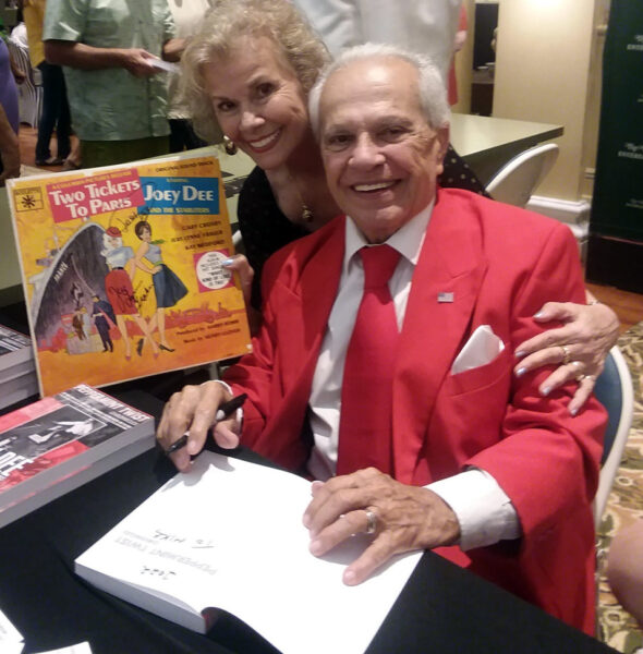 Villager Jeri Lynne Fraser meets with Joey Dee and reminisces about the 1962 movie they were in