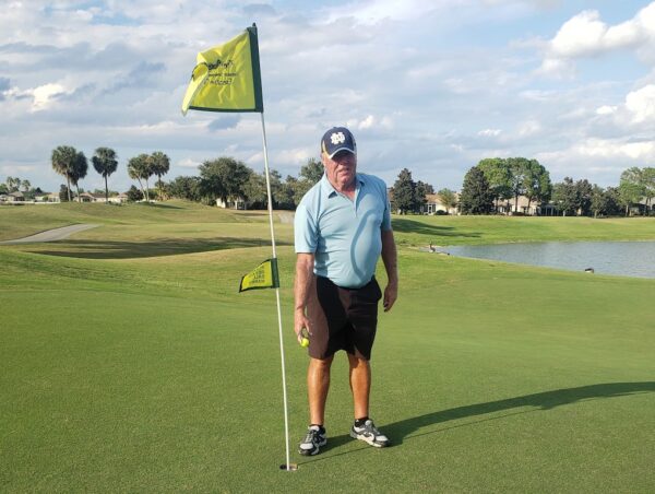 Villager Tim Doyle got his second hole in one