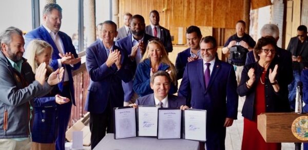 Gov. Ron DeSantis signed the bills o Friday Gov. Ron DeSantis signed the bills o Friday