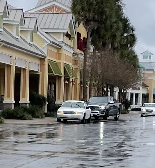 Rainy day parking at Pinellas Plaza