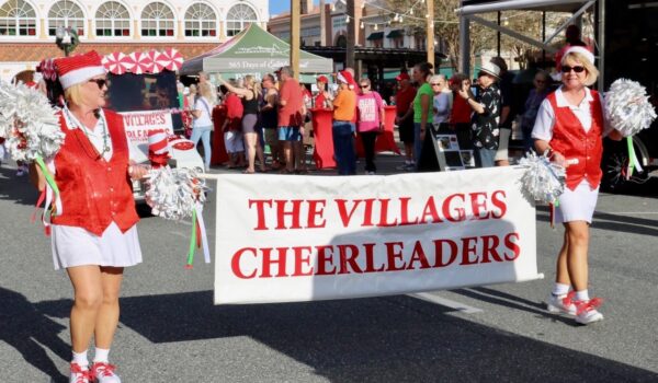 The Villages Cheerleaders brought smiles to those at the parade