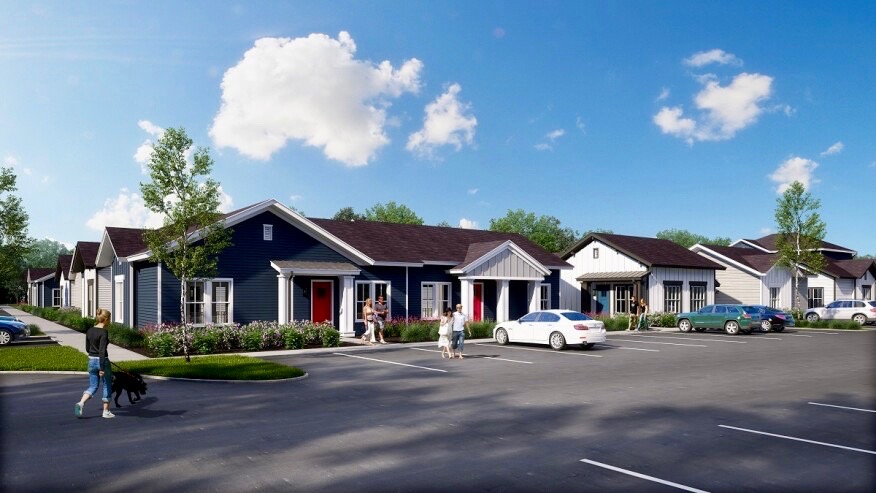 A rendering of the project on County Road 462 in Wildwood