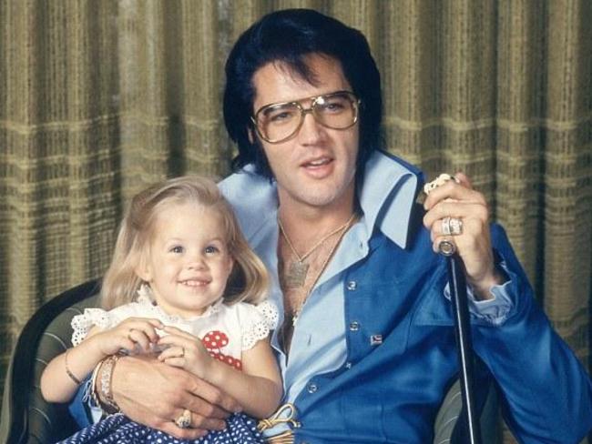 Elvis and Lisa Marie Presley