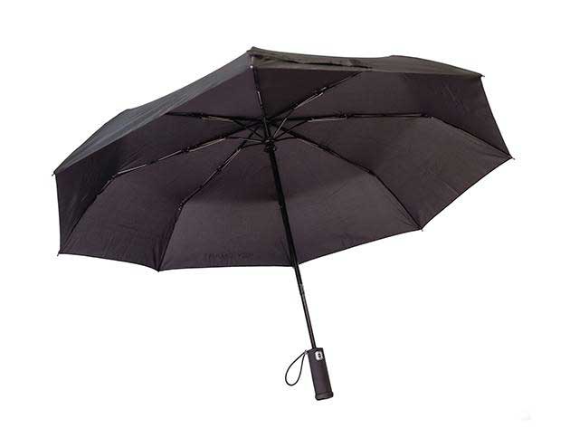 This unique umbrella offers peace of mind amid unpredictable weather