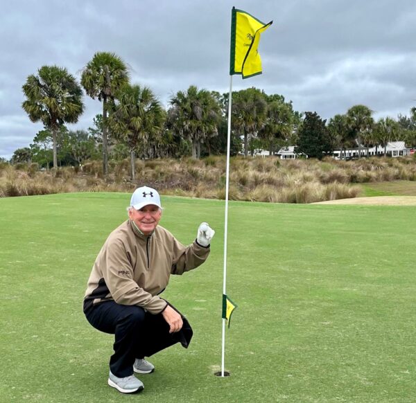 Glen Forson of the Village of Santiago got his first hole in one Glen Forson of the Village of Santiago got his first hole in one