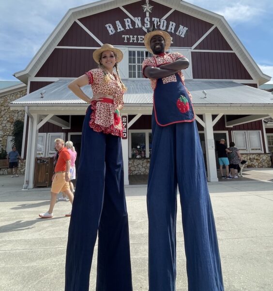 The Stilt Walkers are always a main attraction The Stilt Walkers are always a main attraction