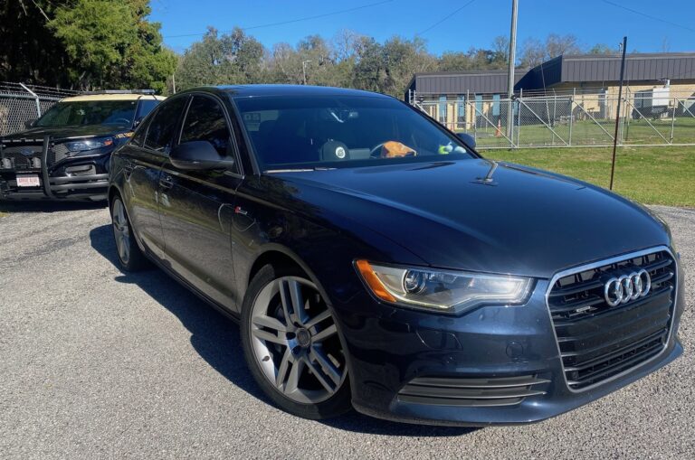 The men had been traveling in this Audi A6 on Interstate 75 in Sumter County