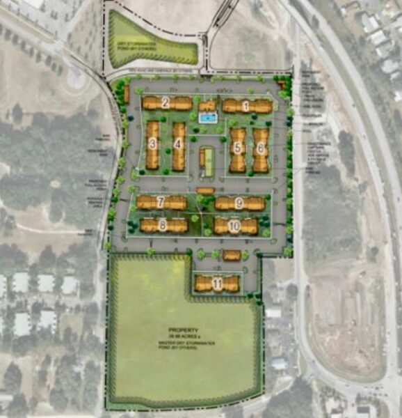 This layout for Authentix Lady Lake shows the layout of the complex This layout for Authentix Lady Lake shows the layout of the complex
