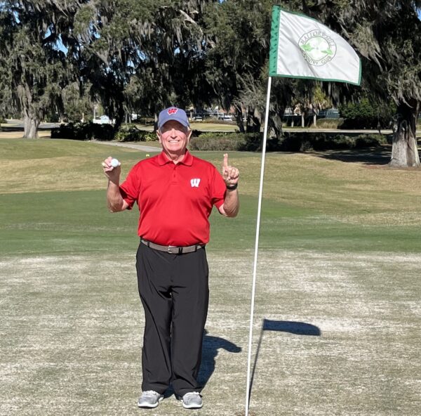 Village Bob McCoy scored consecutive holes in one last month