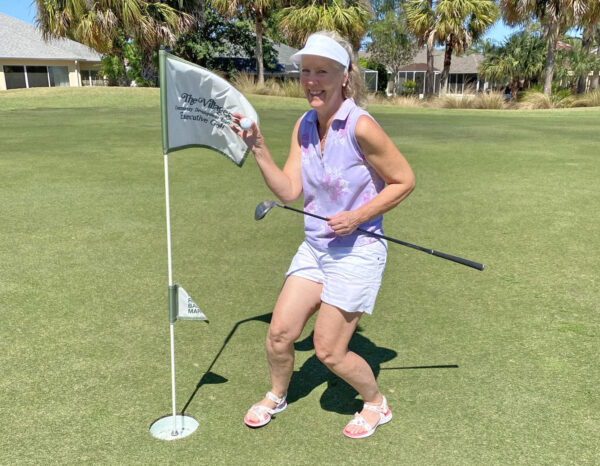 Pam McVay hole in one