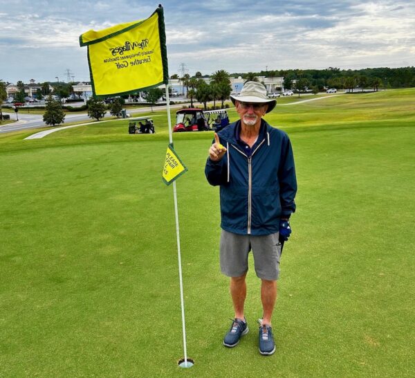 Jerry Norris got his first hole in one