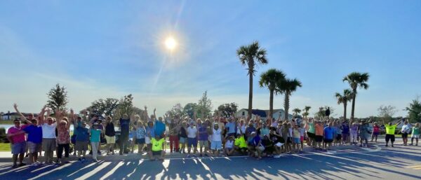 residents enjoyed getting together for a good cause Residnts enjoyed getting together for a good cause
