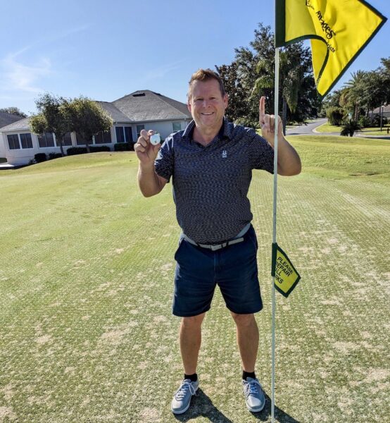 Kevin Macklen got his first hole in one