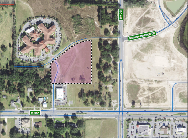 This map shows the location of the planned hotel This map shows the location of the planned hotel