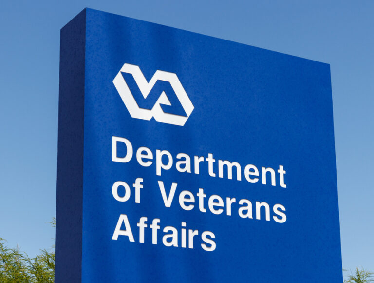 Las Vegas Circa June 2019: Veterans Affairs signage and logo. The VA provides healthcare services to military veterans IV