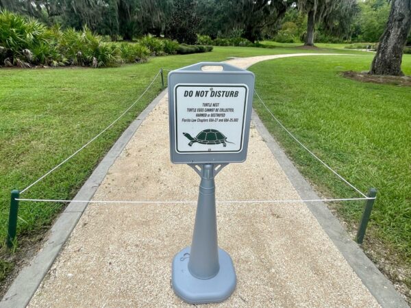 Portions of the Fenney Nature Trail have been closed due to turtles laying eggs