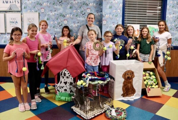 The children presented these crafts to Sumter County Animal Services during a special presentation on Friday. The children presented these crafts to Sumter County Animal Services during a special presentation on Friday.