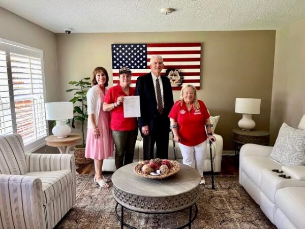 Congressman Daniel Webster recently paid a visit to Ashley's Cottage in Fruiltand Park Congressman Daniel Webster recently paid a visit to Ashley's Cottage in Fruiltand Park
