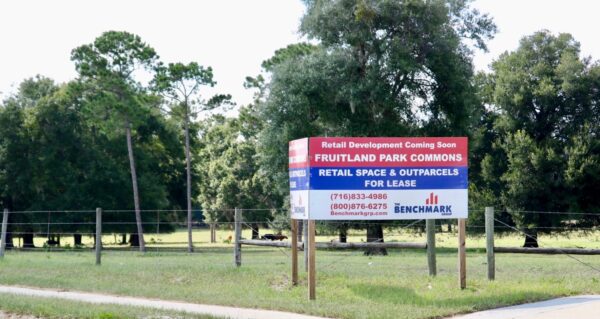 The AdventHealth facility will be located on what is a cow pasture on County Road 466A