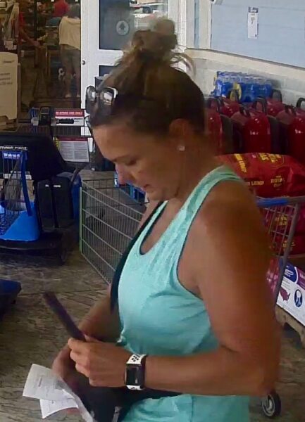 Deputies are seeking this woman in a theft at Walmart at Sarasota Plaza in The Villages