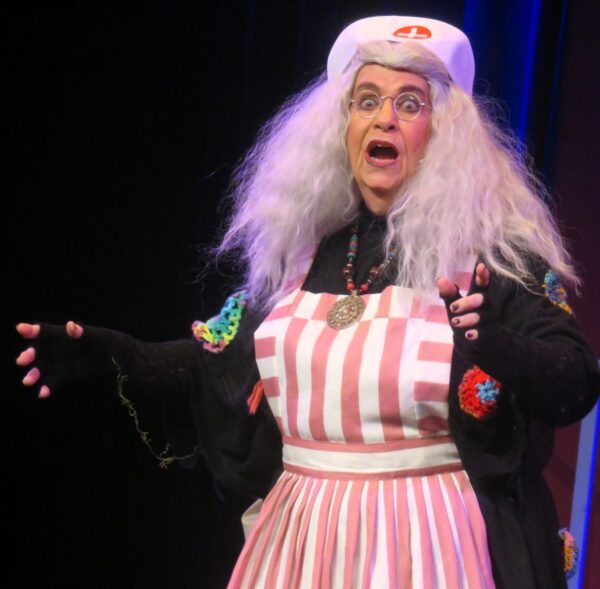 Holly Jeske is a little nutty as Grandma Holly Jeske is a little nutty as Grandma