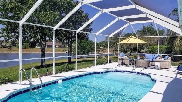 Pool at 1921 Cordero Court in The Villages Pool at 1921 Cordero Court in The Villages