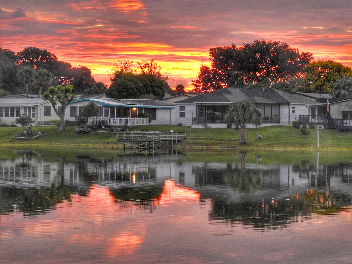 Sunrise from Paradise Park in The Villages
