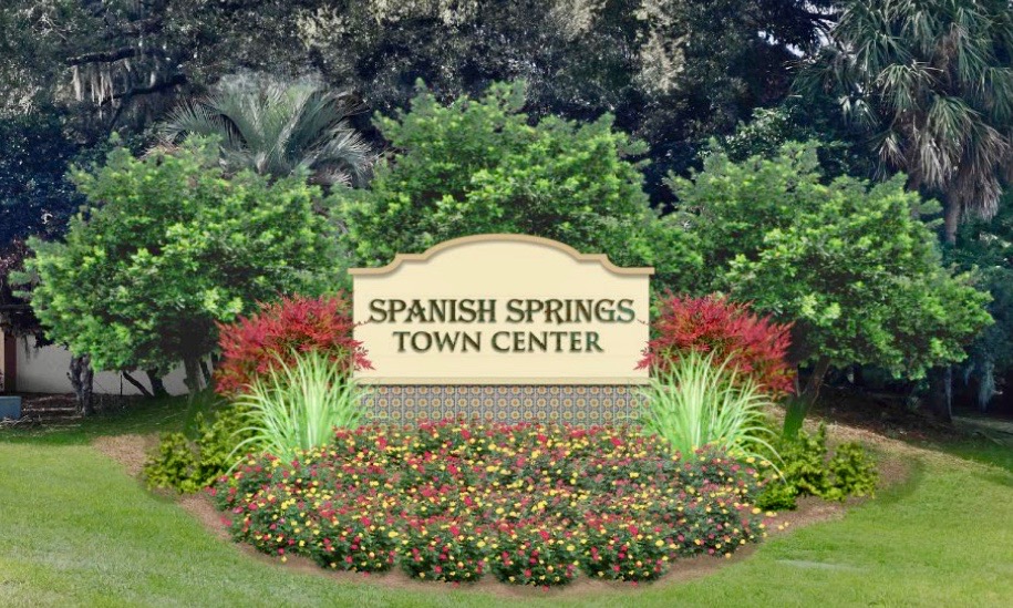 The propsed monument sign at Spanish Springs Town Square