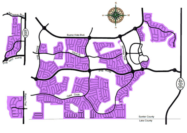 A map of Community Development District 6