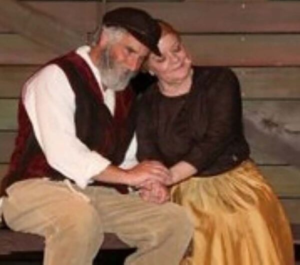 Bill Krone and Billie Thatcher recreate their lead roles in Fiddler that they played 10 years ago in The Villages