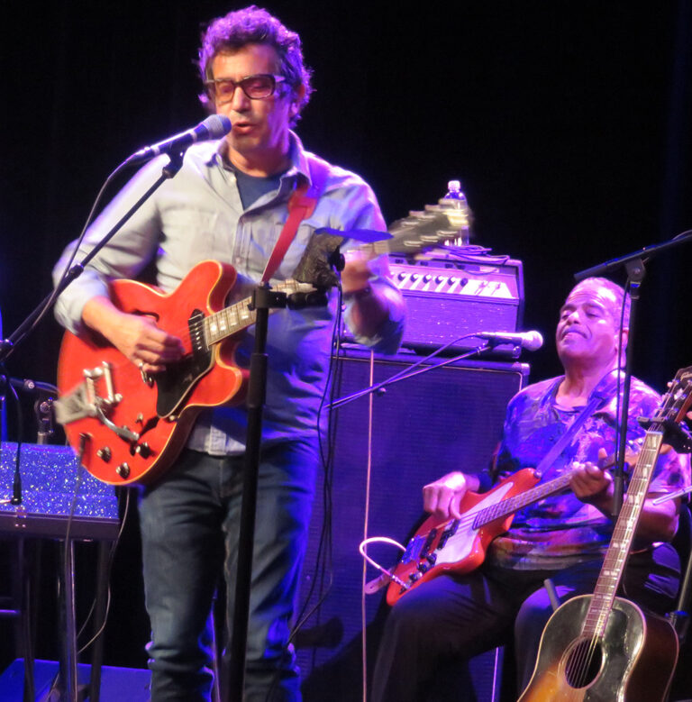 AJ Croce displayed his musical versatility during a concert Thursday in Savannah Center