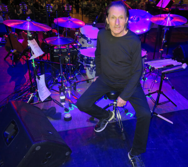 Drummer Gary Mallaber plays with AJ Croce and has played with Bruce Springsteen Van Morrison and Steve Miller Drummer Gary Mallaber plays with AJ Croce and has played with Bruce Springsteen Van Morrison and Steve Miller