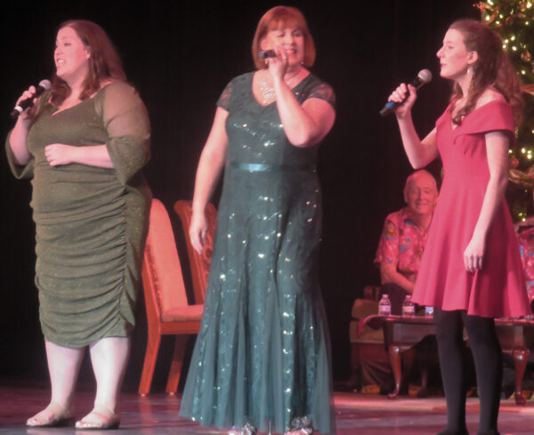 Sue Schuler with her daughter Jen Mohaghegh and grand daughter Ari Schuler sing together Sue Schuler with her daughter Jen Mohaghegh and grand daughter Ari Schuler sing together