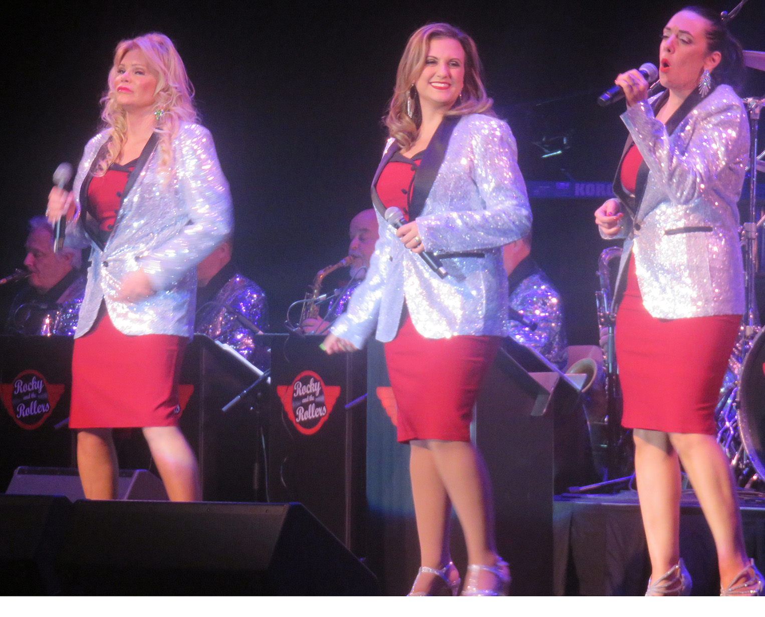 The Rolletts featured from left Kathleen Kane Mary Jo Vitale and Dawn DiNome
