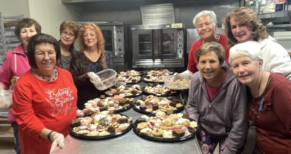 The members of Temple Shalom baked the holdiay goodies The members of Temple Shalom baked the holdiay goodies