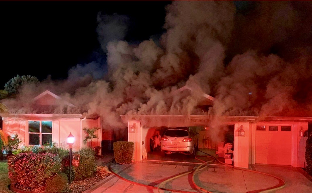 A fire Dec. 4 damaged a home in the Village of Charlotte