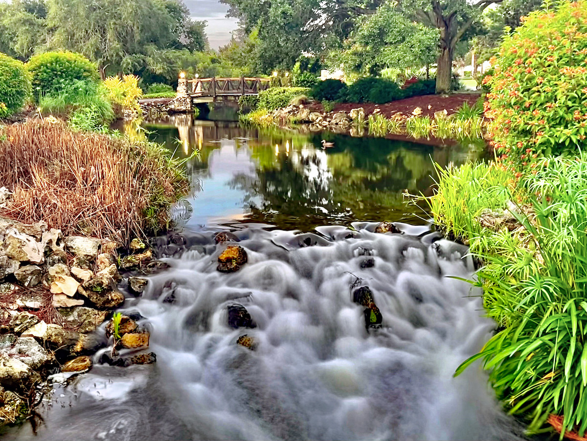 Beautiful view of Wilkerson Creek in Lake Sumter Landing
