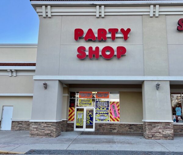 The Party Shop is closing at Village Crossroads