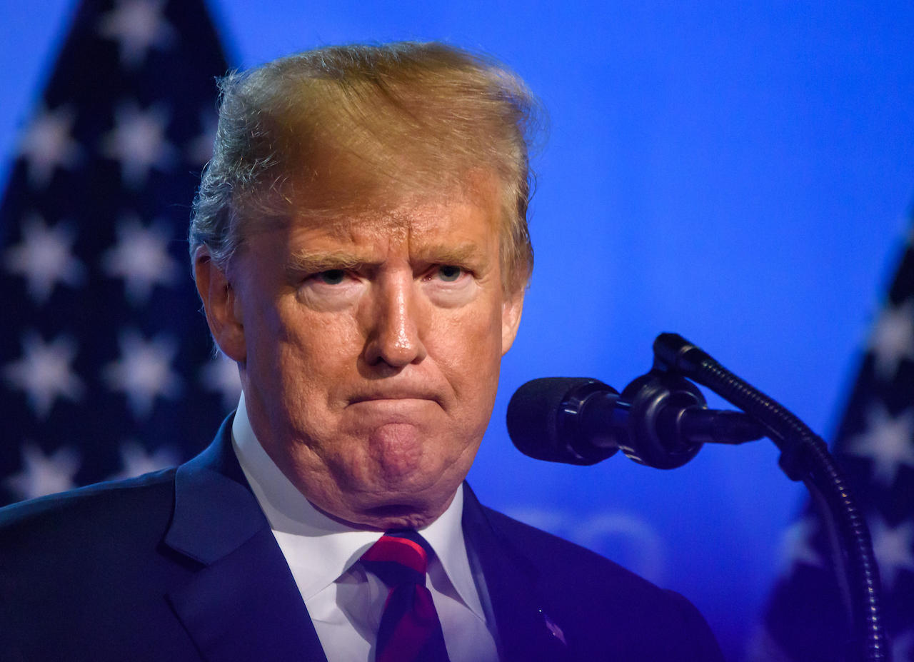Press conference of Donald Trump, during NATO Summit 2018